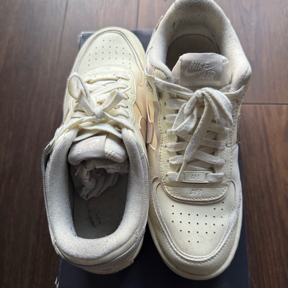NIKE AF1 SHADOW COCONUT MILK/DESERT SAND-SAIL - Picture 4 of 5